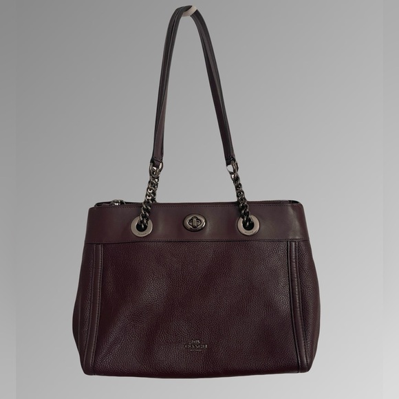 Coach Handbags - Coach Brown Leather Shoulder Bag